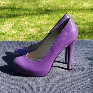 Chinese Laundry purple high heels 6M whistle